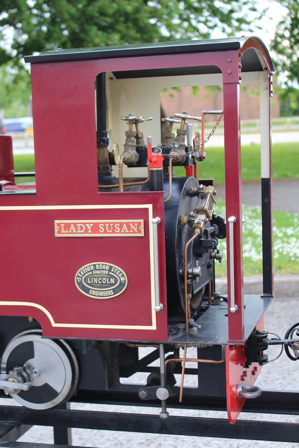 7 1/4 inch gauge Feldbahn 0-4-0 "Lady Susan" with driving truck