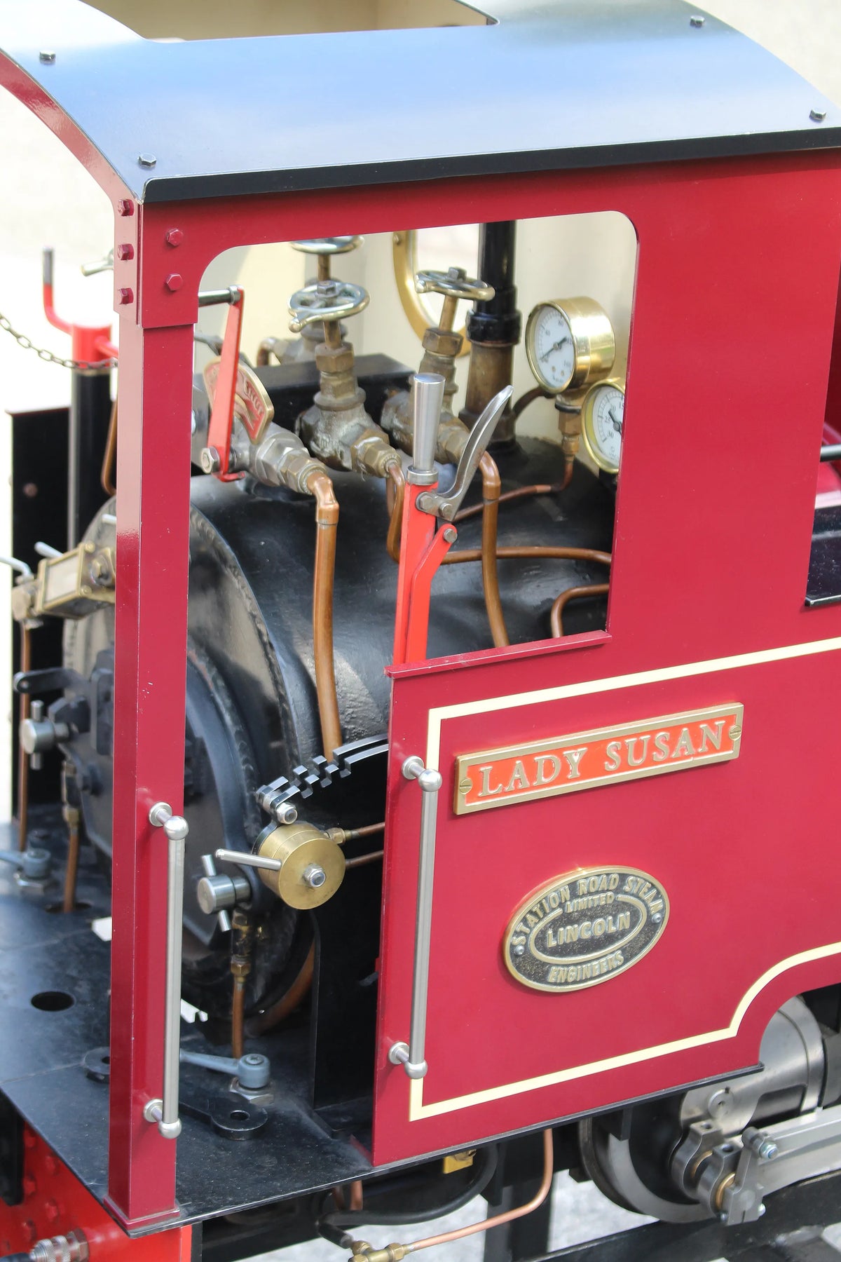 7 1/4 inch gauge Feldbahn 0-4-0 "Lady Susan" with driving truck