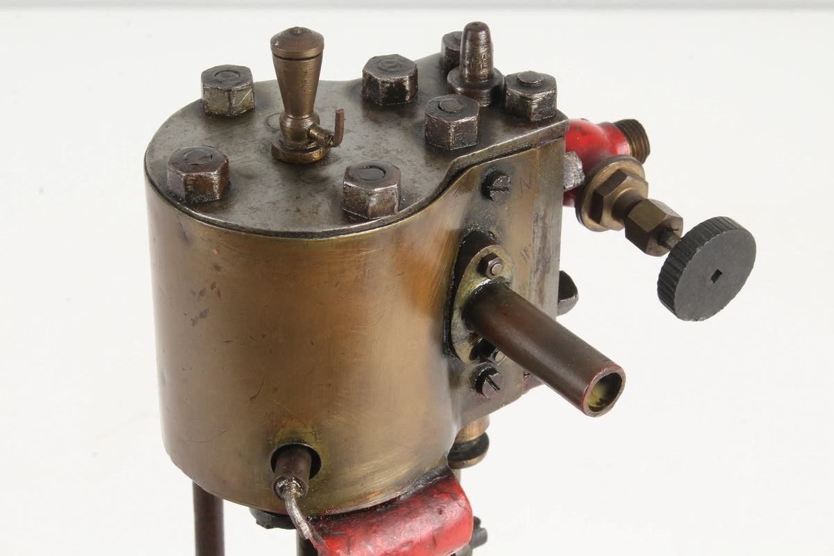Vintage vertical engine