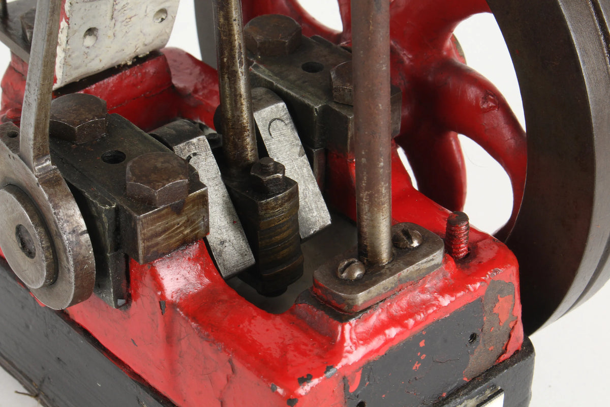 Vintage vertical engine