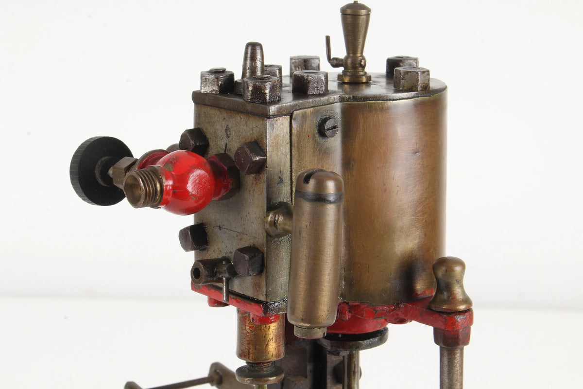 Vintage vertical engine
