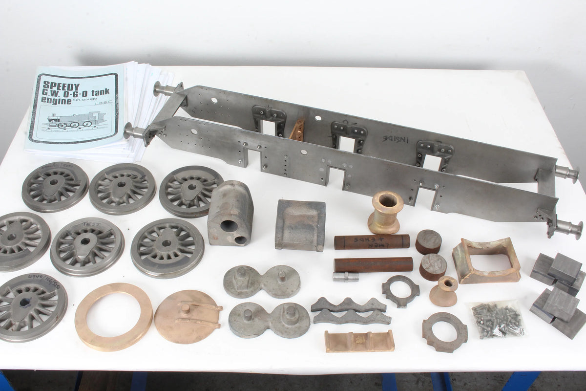 5 inch gauge GWR 15XX frames, castings, drawings