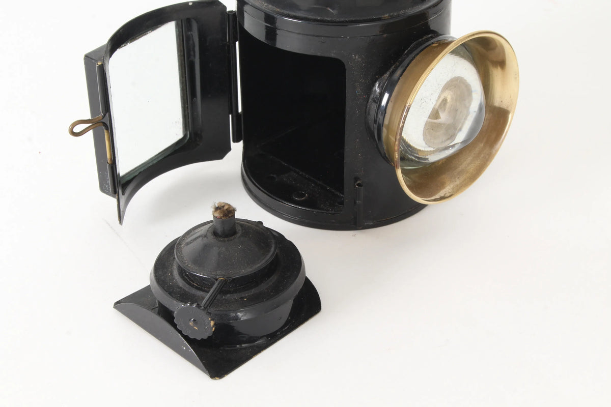Pair of 4 inch scale traction engine headlamps
