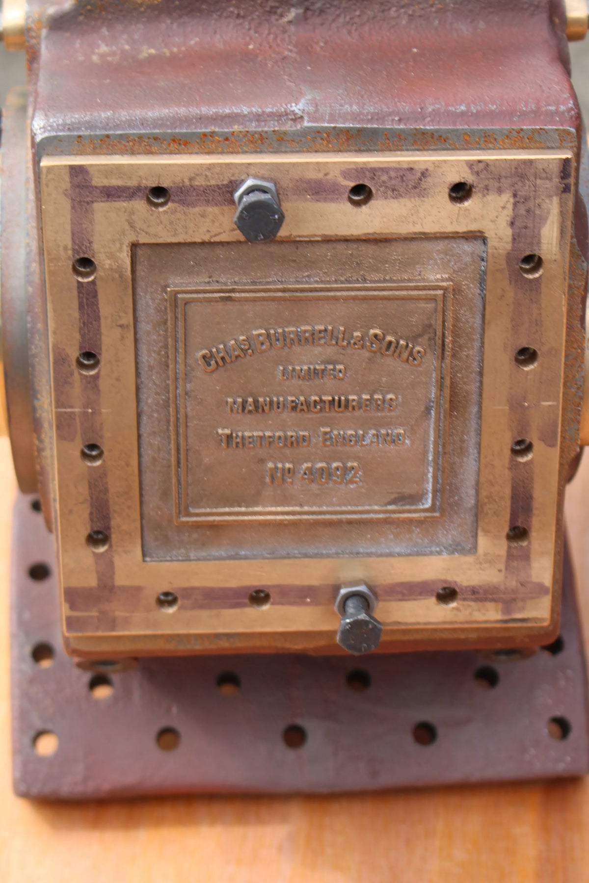 4 inch scale part-built Burrell 8nhp DCC Showmans engine