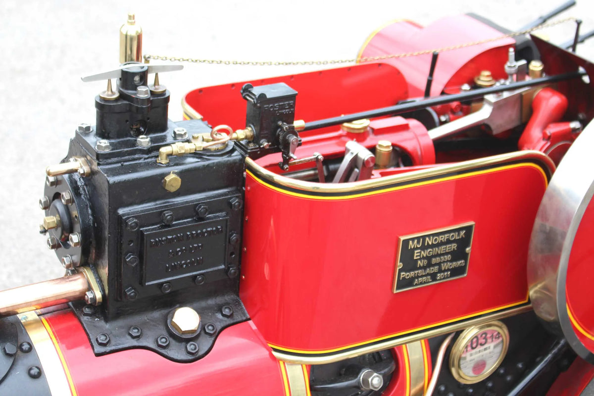 6 inch scale Ruston Proctor SD steam tractor