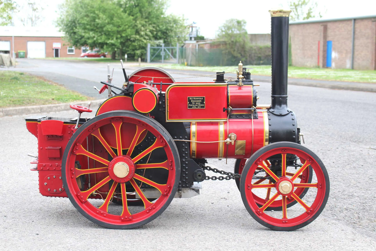 6 inch scale Ruston Proctor SD steam tractor