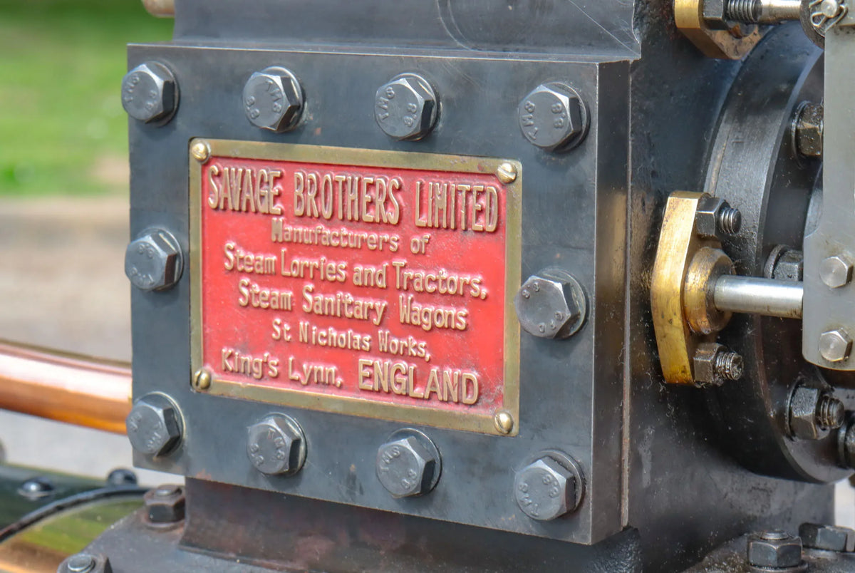 4 inch scale Savage "Little Samson" traction engine