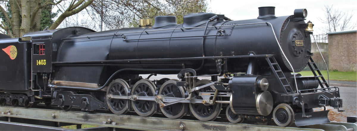 3 1/2 inch gauge Baldwin 4-8-4 "Columbia"