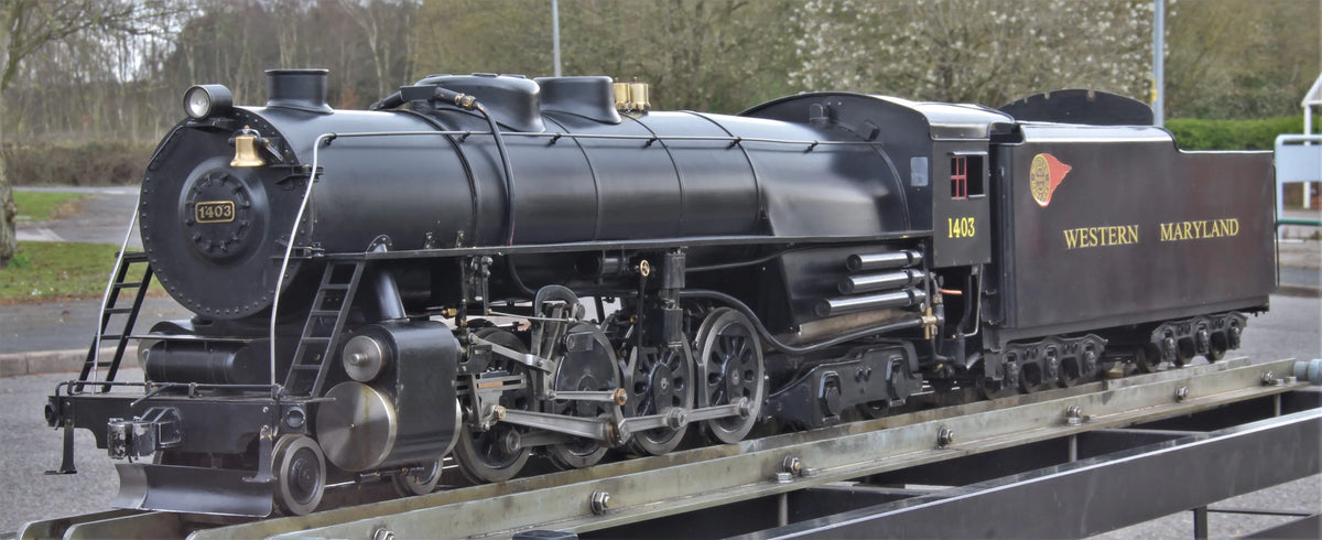 3 1/2 inch gauge Baldwin 4-8-4 "Columbia"