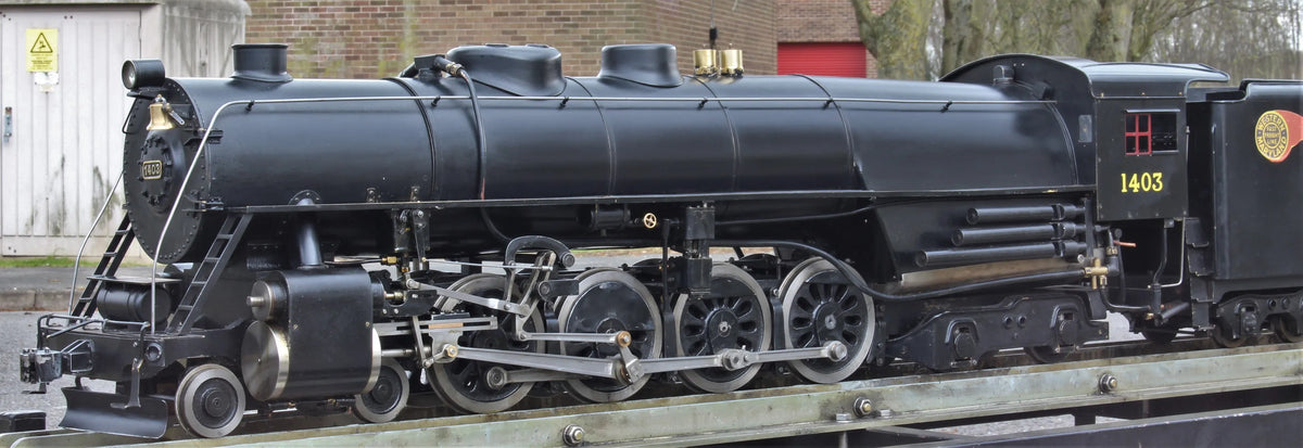 3 1/2 inch gauge Baldwin 4-8-4 "Columbia"
