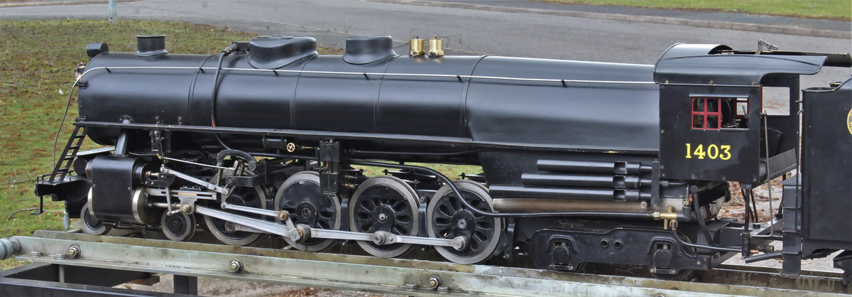 3 1/2 inch gauge Baldwin 4-8-4 "Columbia"