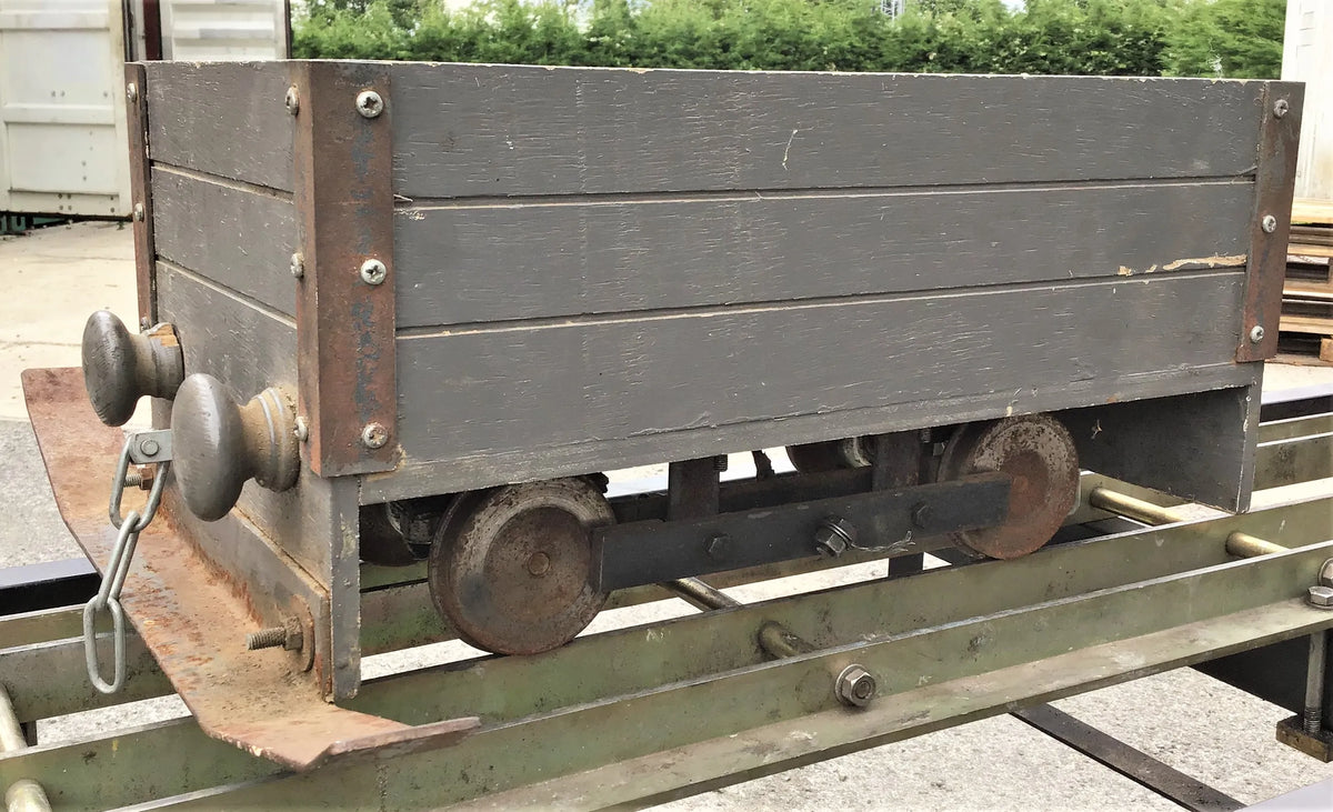 5 inch gauge ground level 4 wheeled driving truck