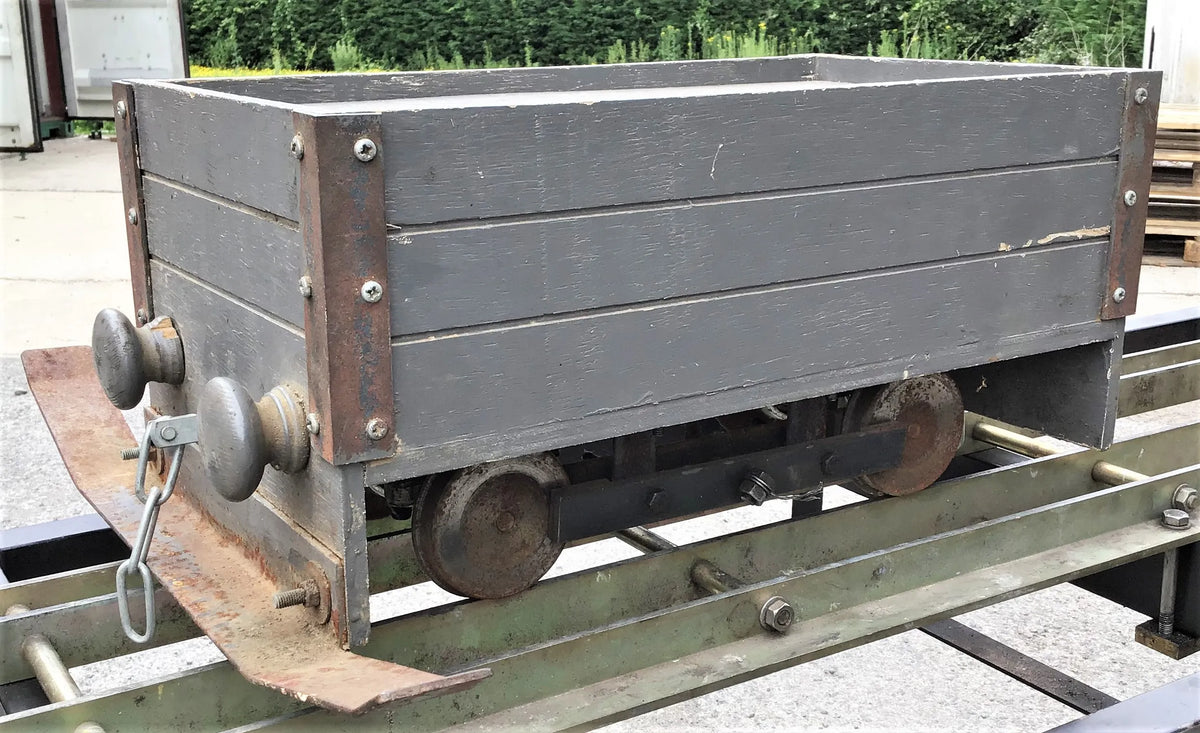 5 inch gauge ground level 4 wheeled driving truck
