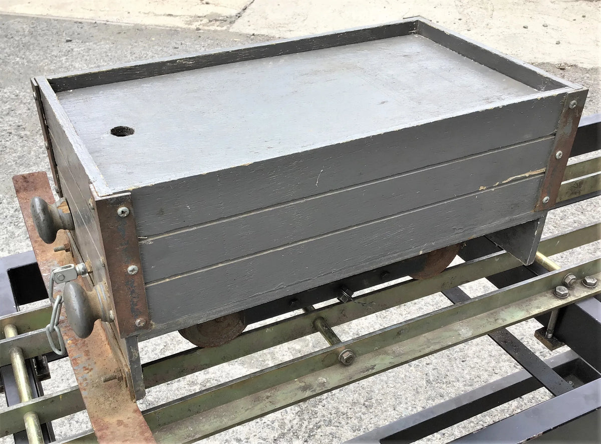 5 inch gauge ground level 4 wheeled driving truck