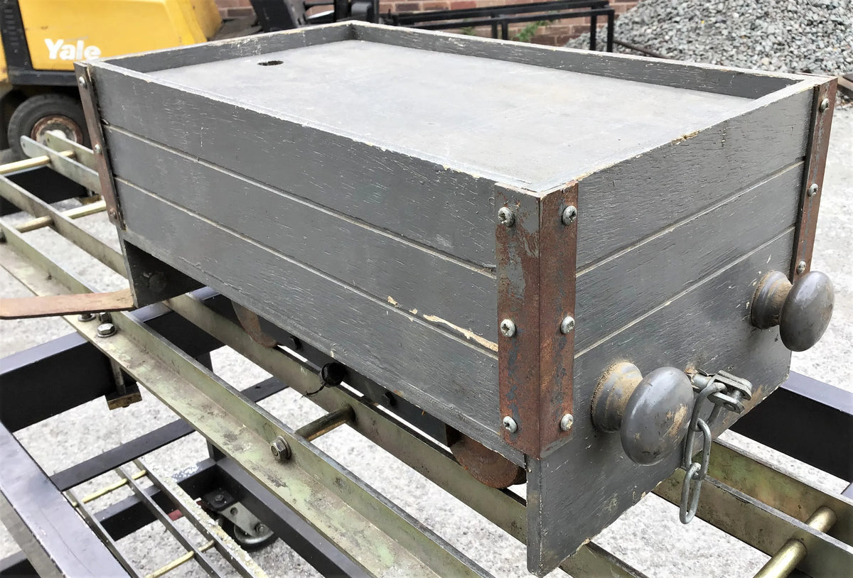 5 inch gauge ground level 4 wheeled driving truck