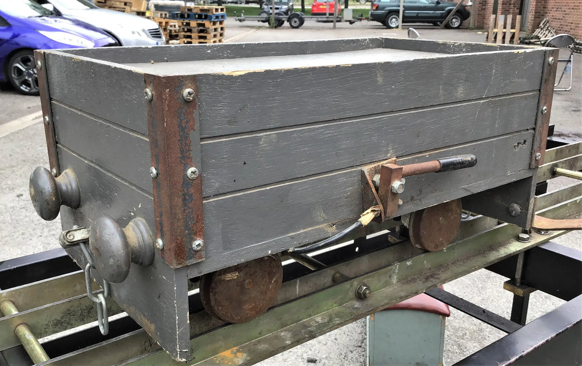 5 inch gauge ground level 4 wheeled driving truck