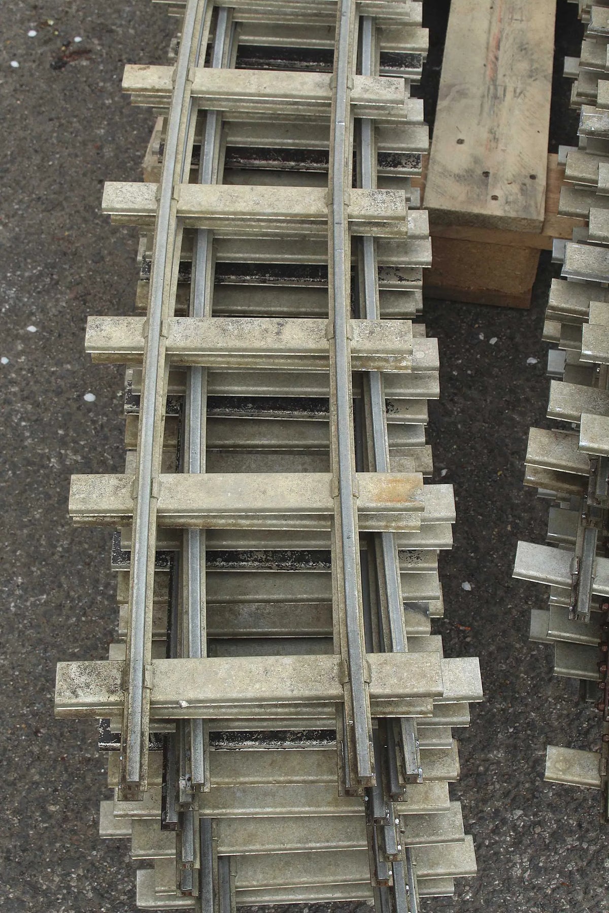 Large oval 5 inch gauge track with siding