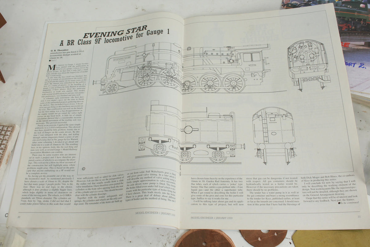 Gauge 1 BR 9F 2-10-0 "Evening Star"