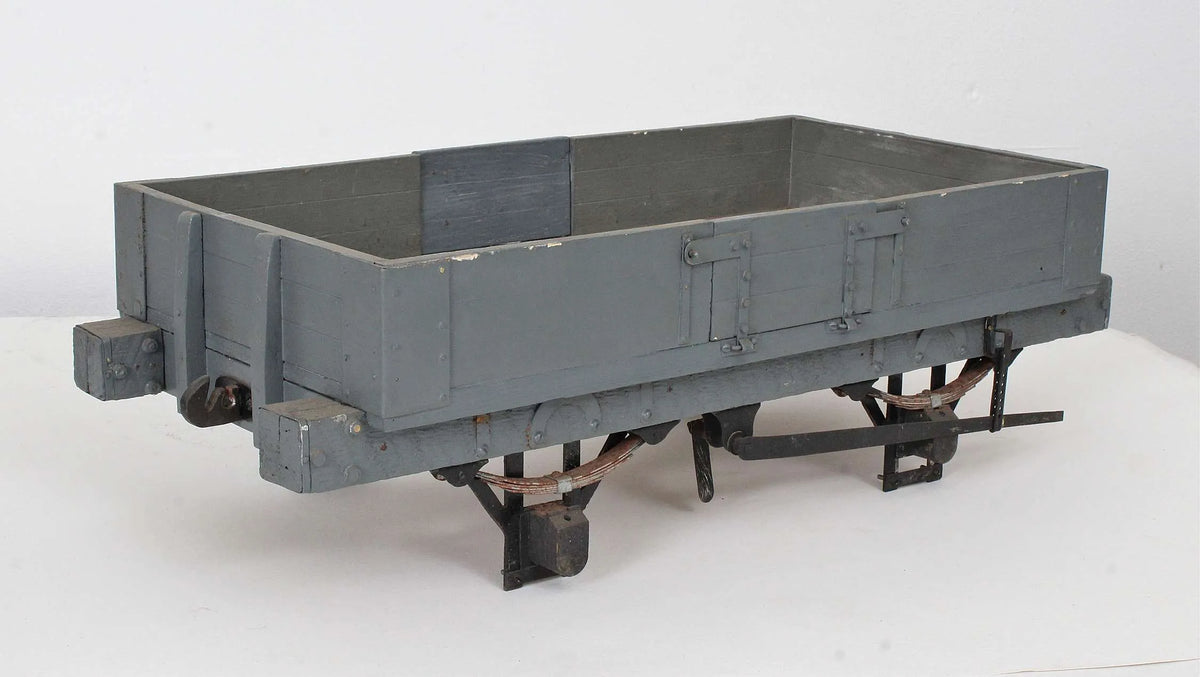Ten part-built 5 inch gauge wagons
