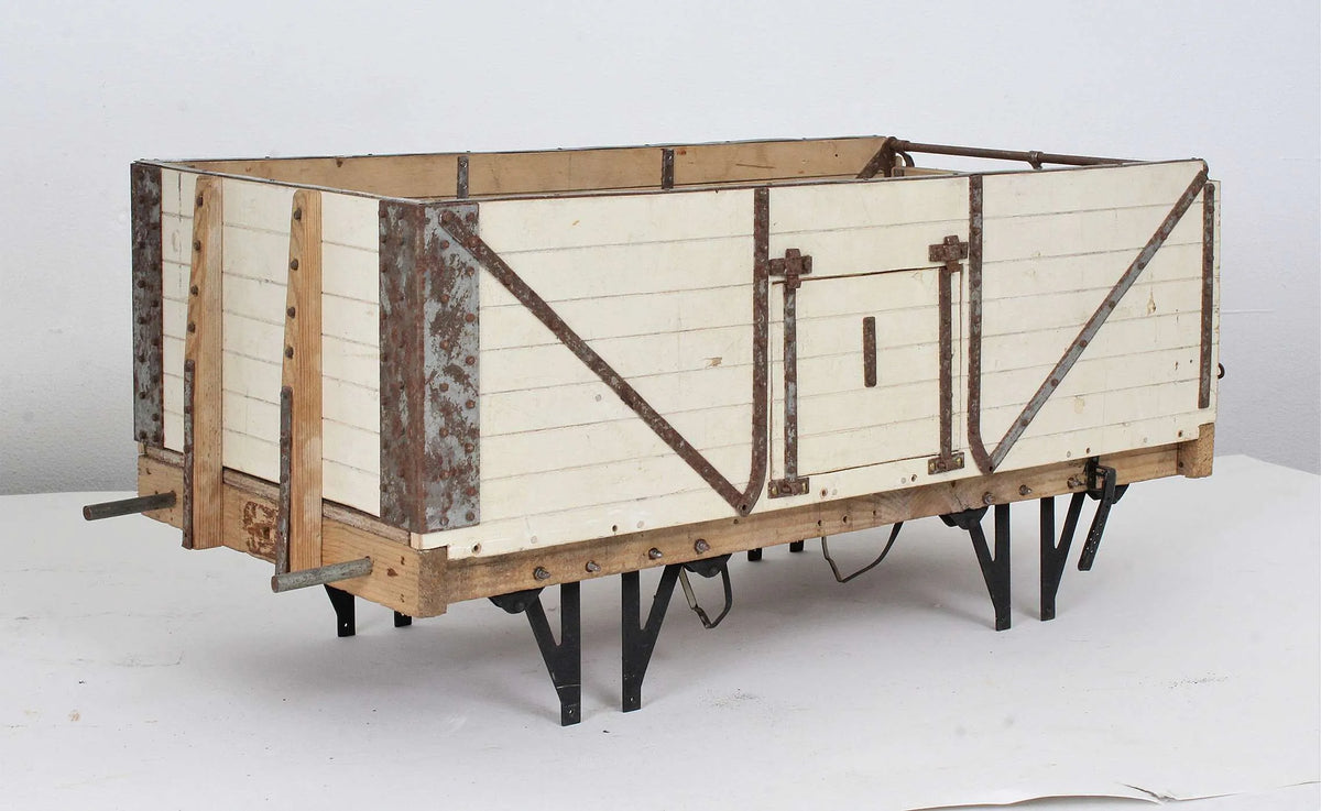 Ten part-built 5 inch gauge wagons
