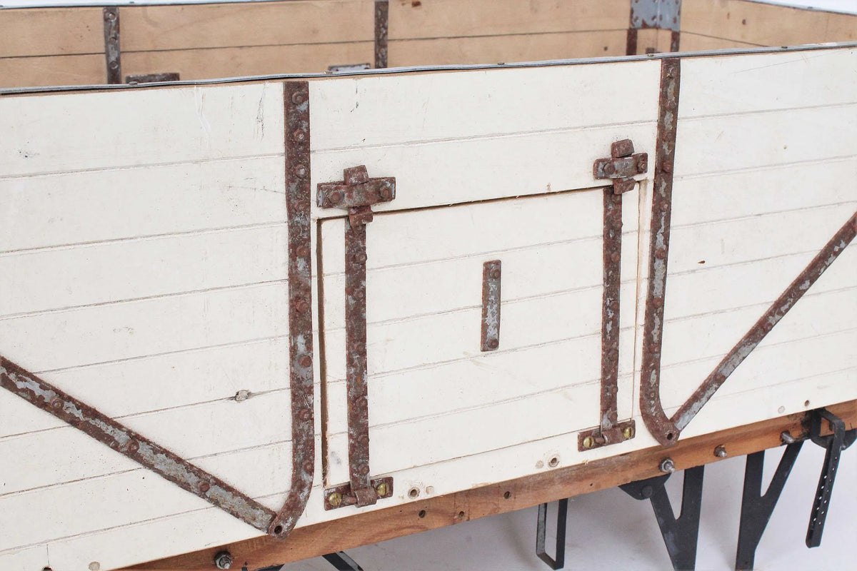 Ten part-built 5 inch gauge wagons
