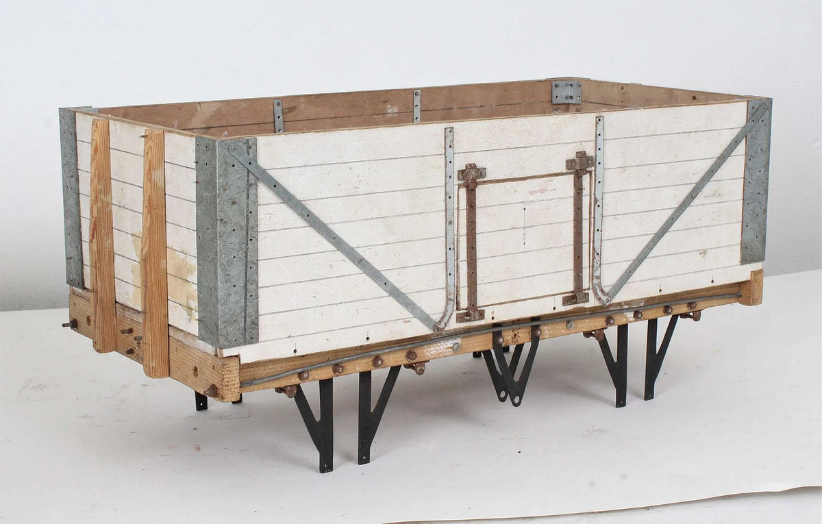 Ten part-built 5 inch gauge wagons