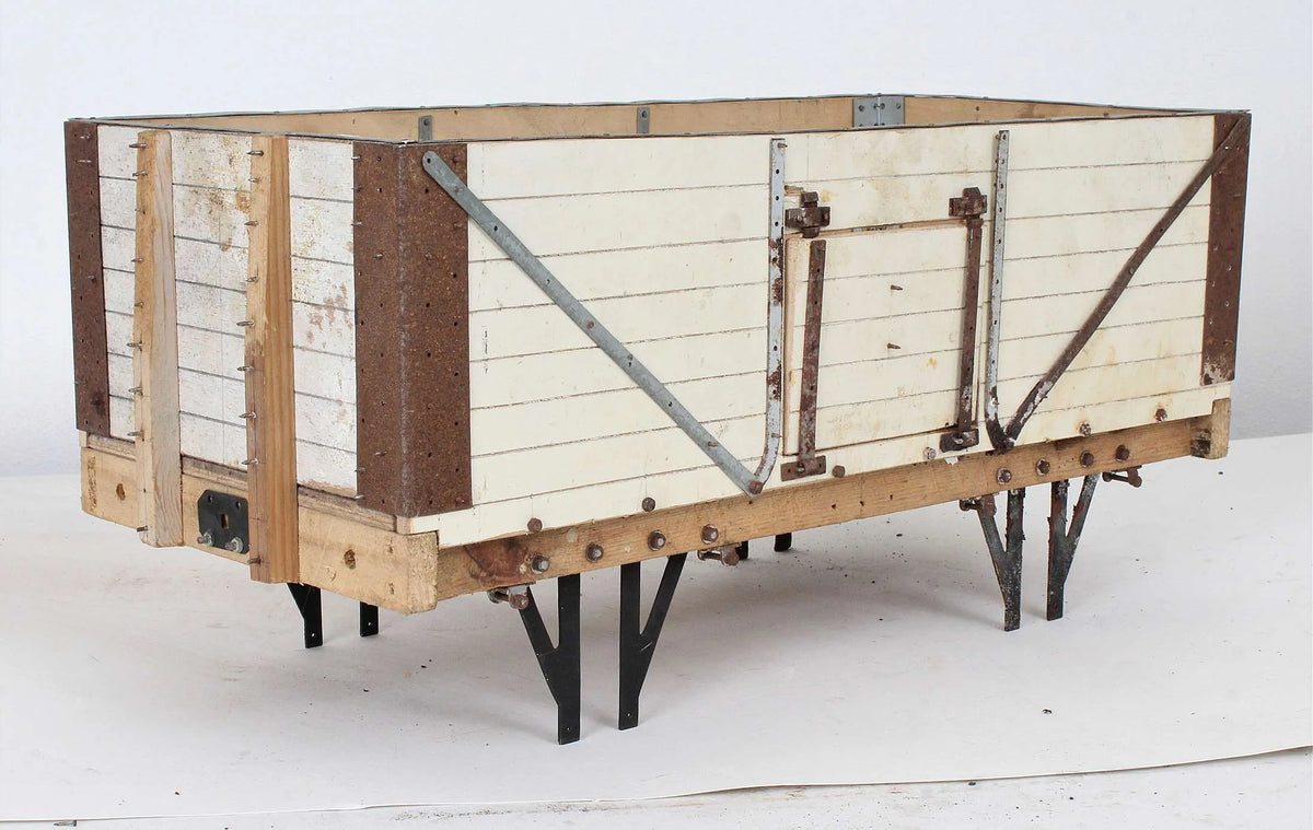Ten part-built 5 inch gauge wagons
