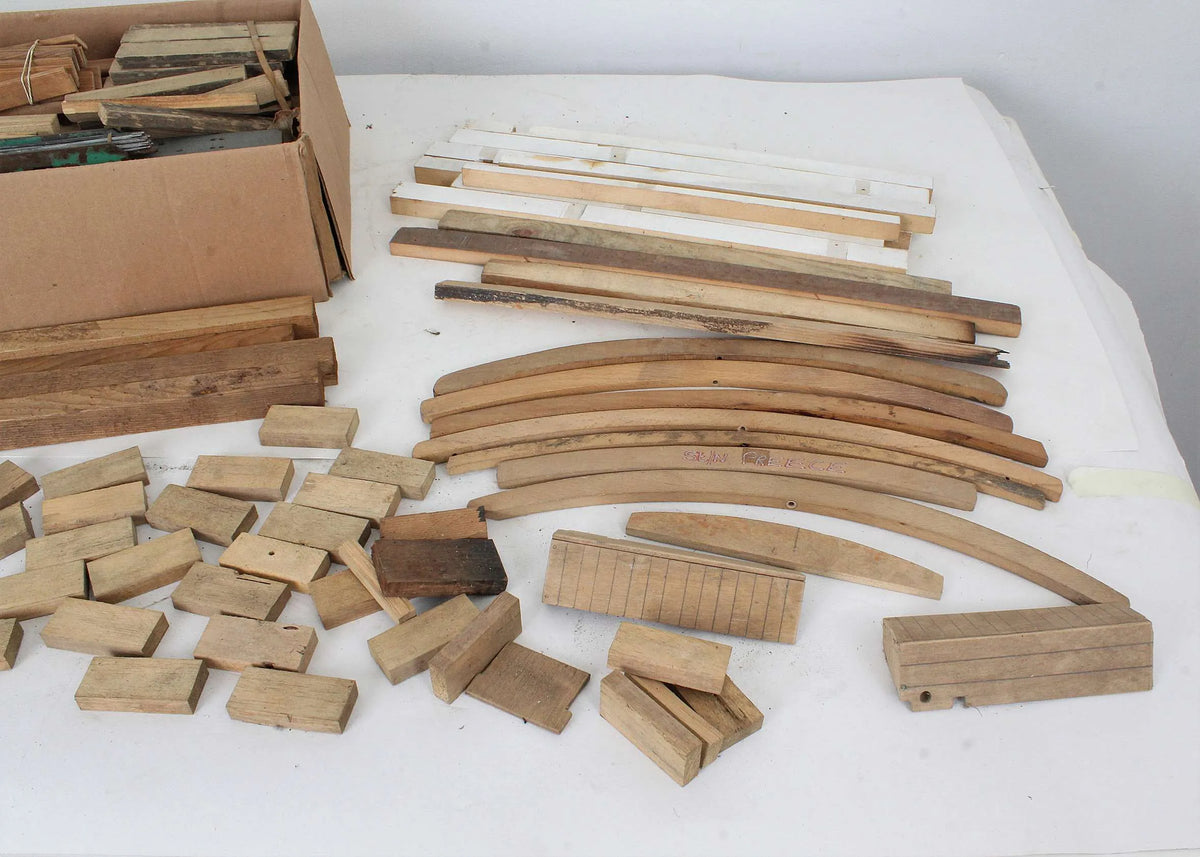 Ten part-built 5 inch gauge wagons