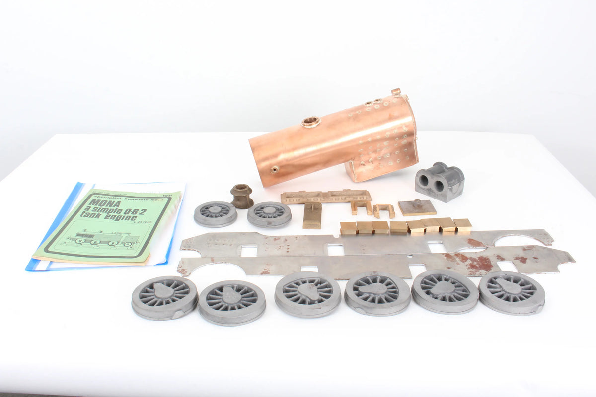 3 1/2 inch gauge part-built "Mona" with commercial boiler