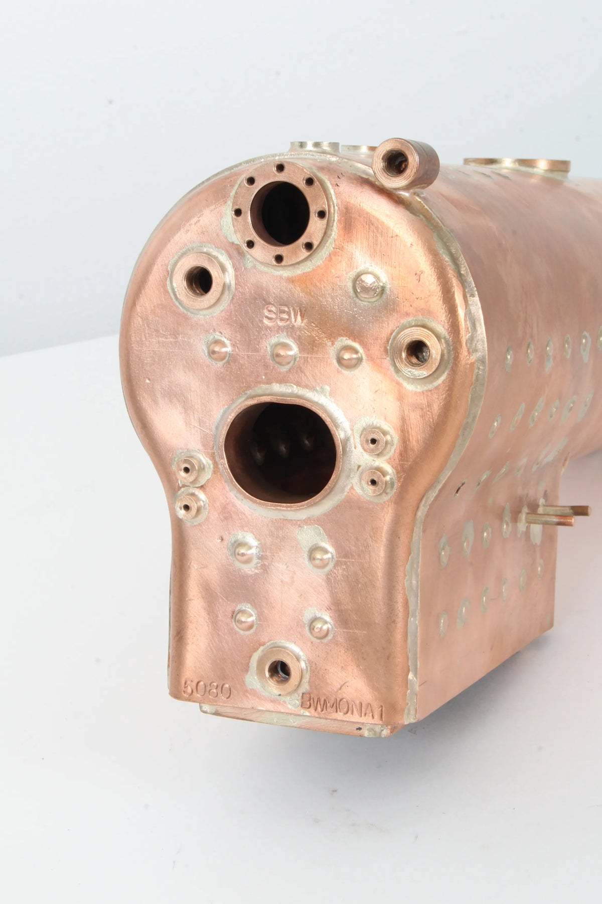3 1/2 inch gauge part-built "Mona" with commercial boiler
