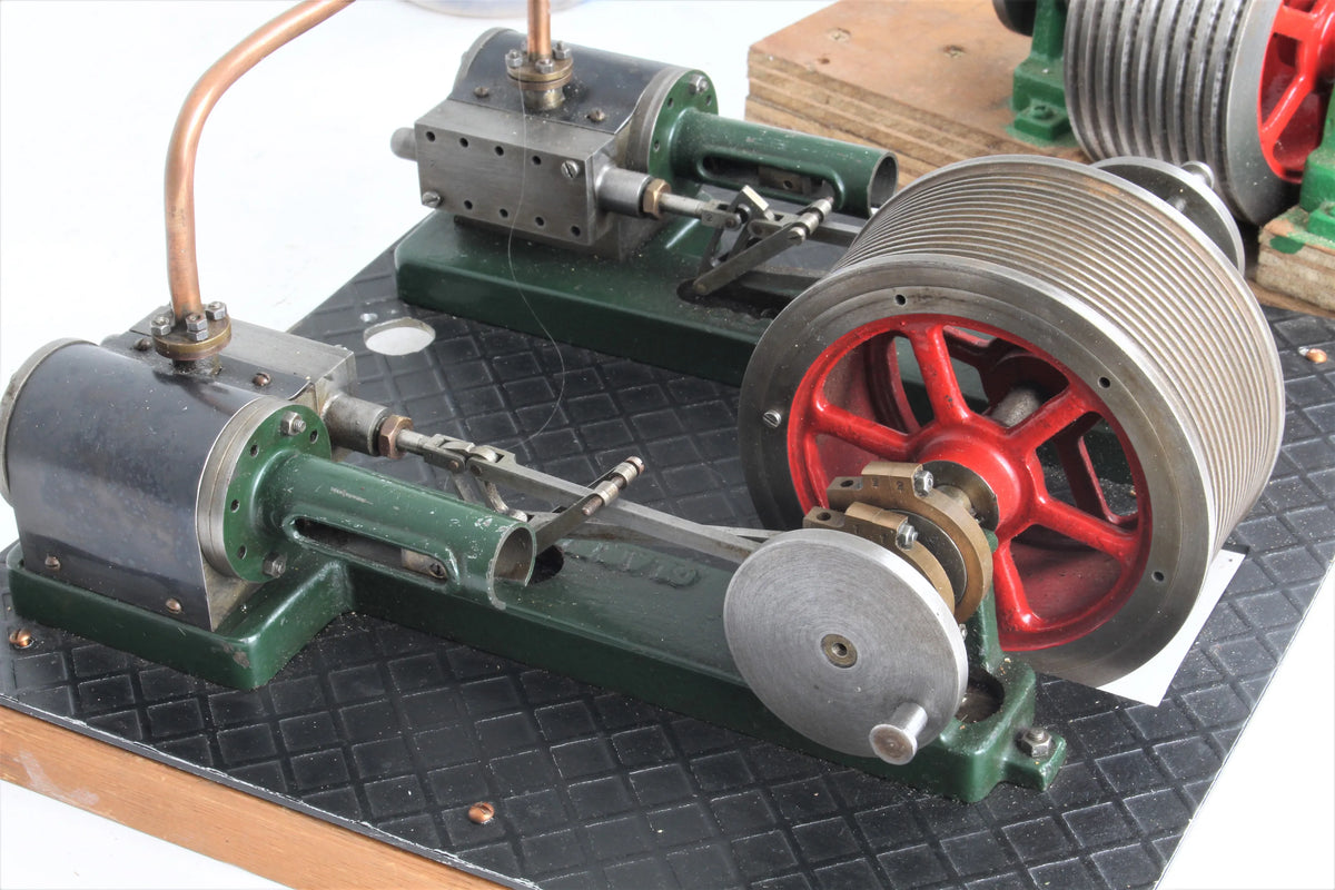 Pair part-built Clarkson twin cylinder mill engines