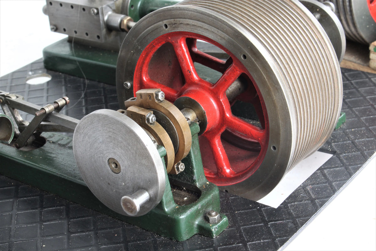 Pair part-built Clarkson twin cylinder mill engines