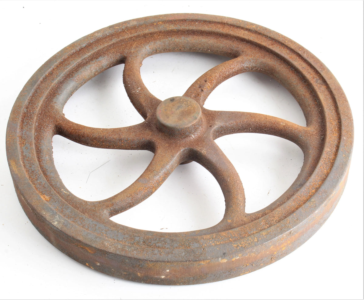 13 inch diameter cast iron flywheel