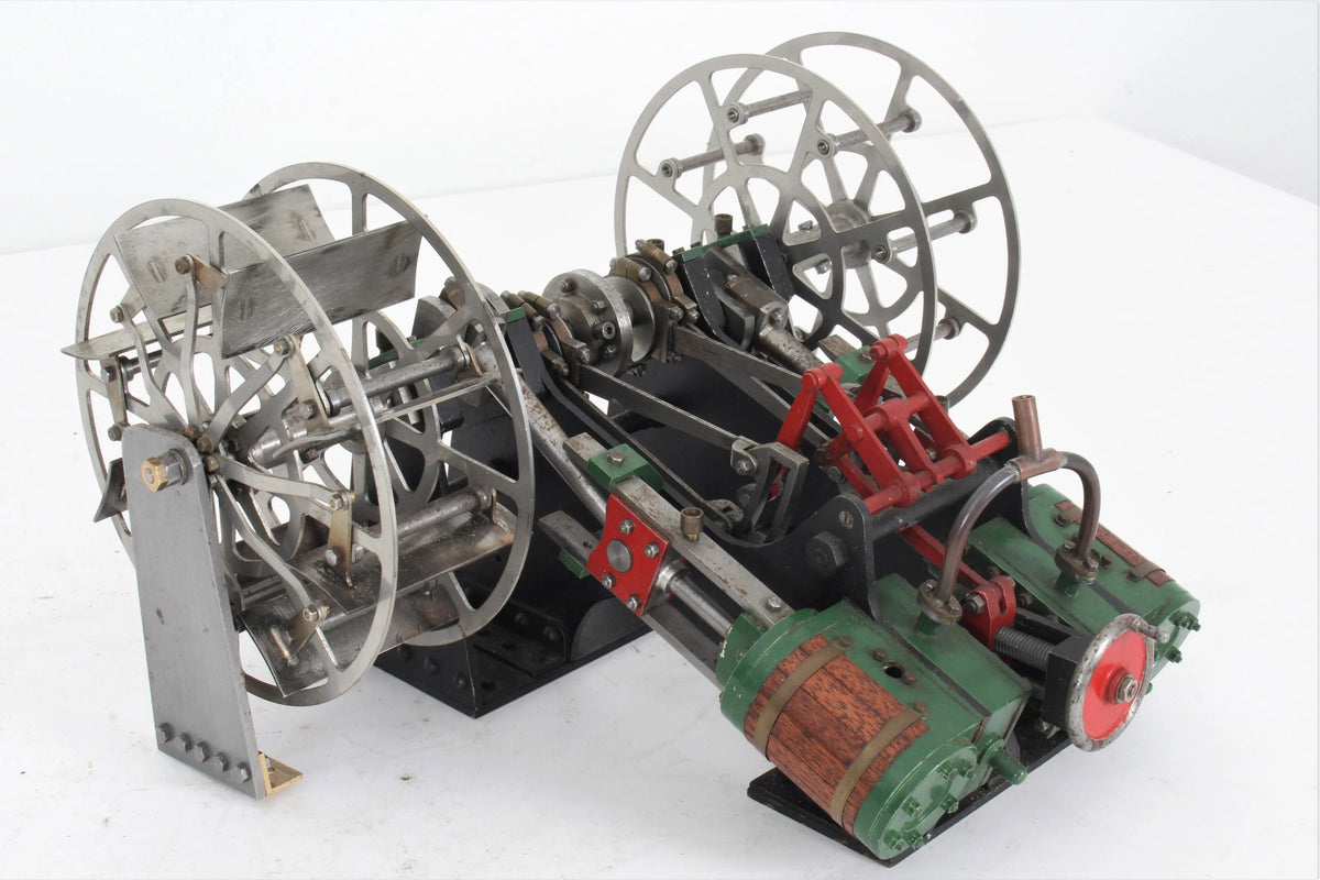 Diagonal paddle engine