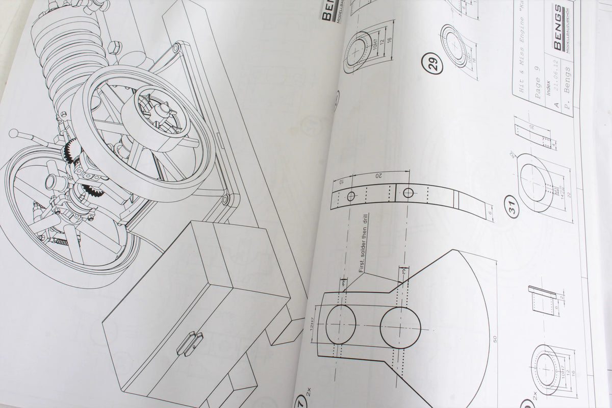 Bengs 4-stroke "Karl" hit & miss engine