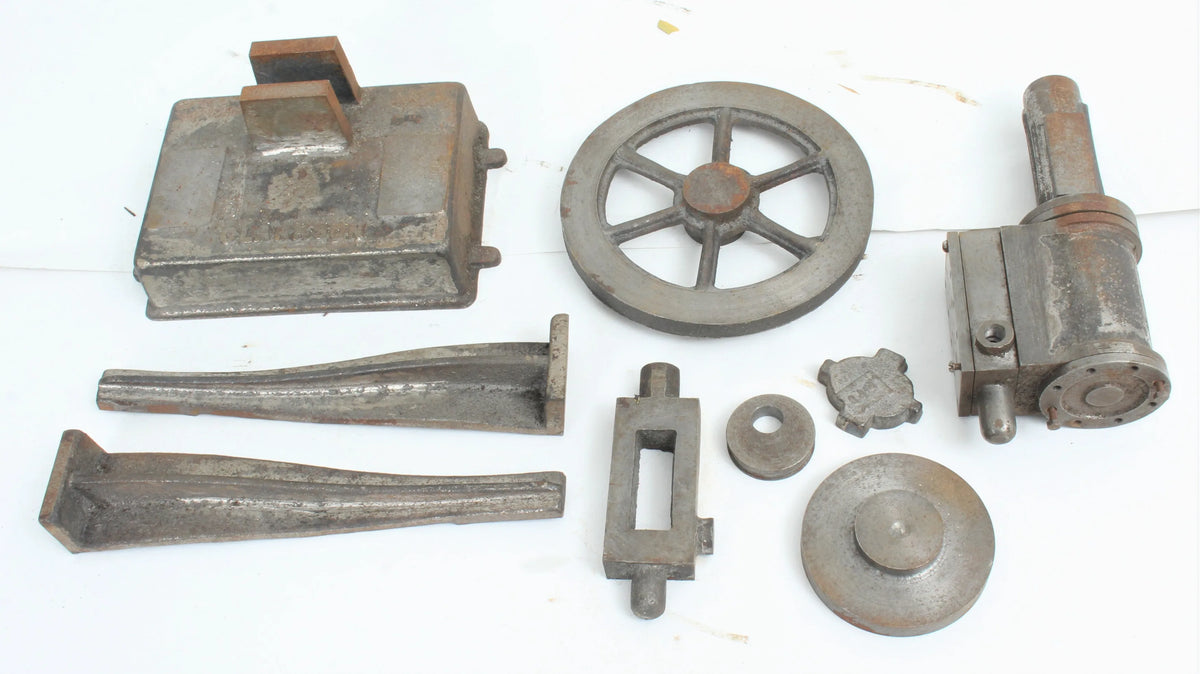 Part-built Clarksons vertical engine