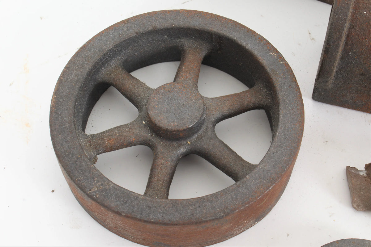 Set horizontal mill engine castings