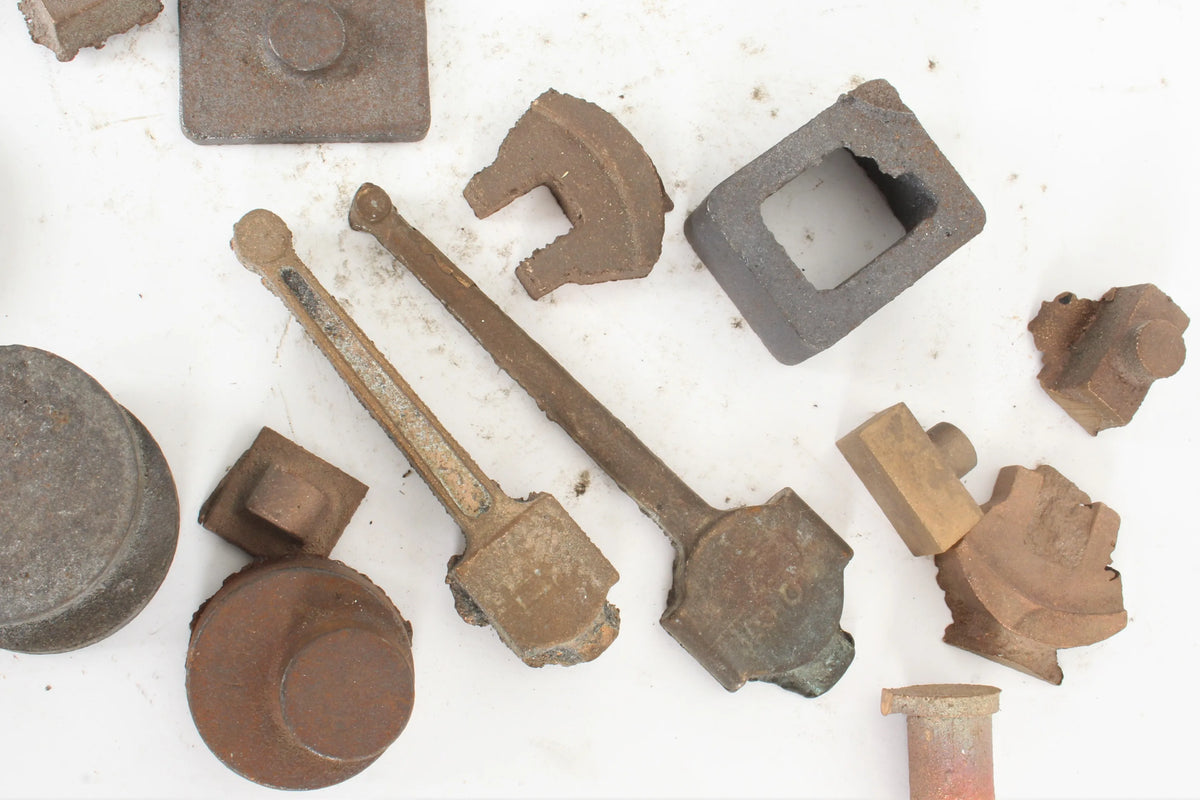 Set horizontal mill engine castings