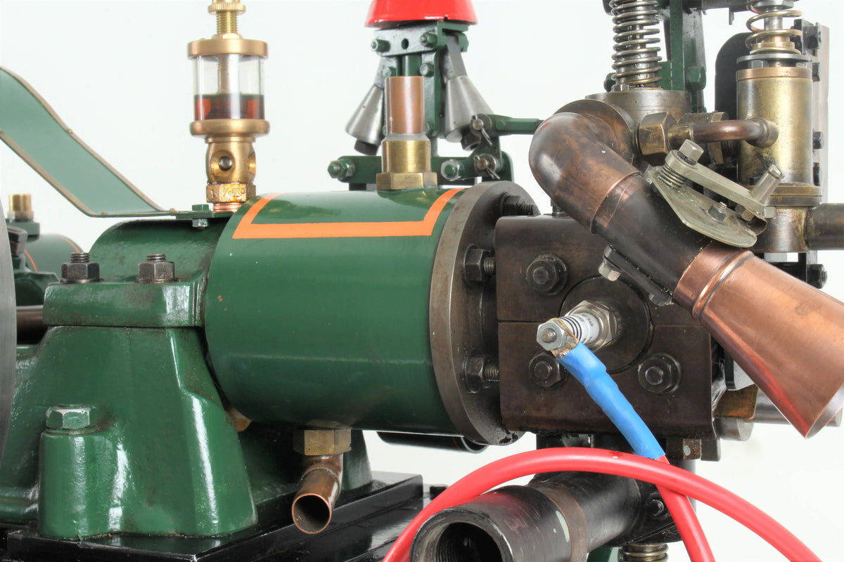 Large model open crank engine