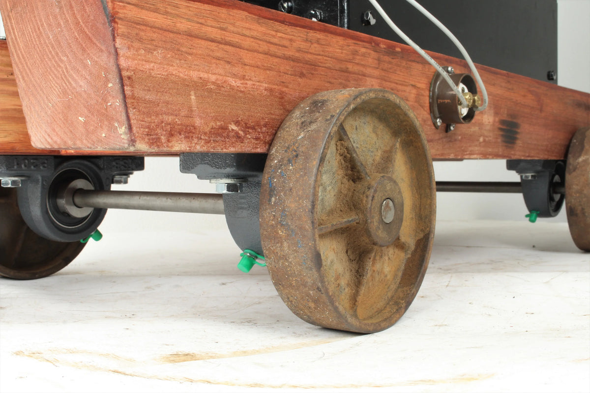 Large model open crank engine