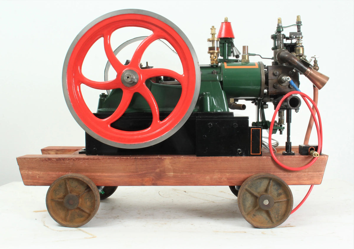 Large model open crank engine