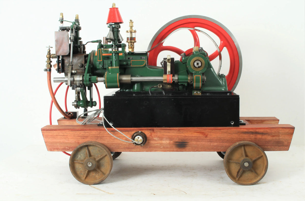 Large model open crank engine