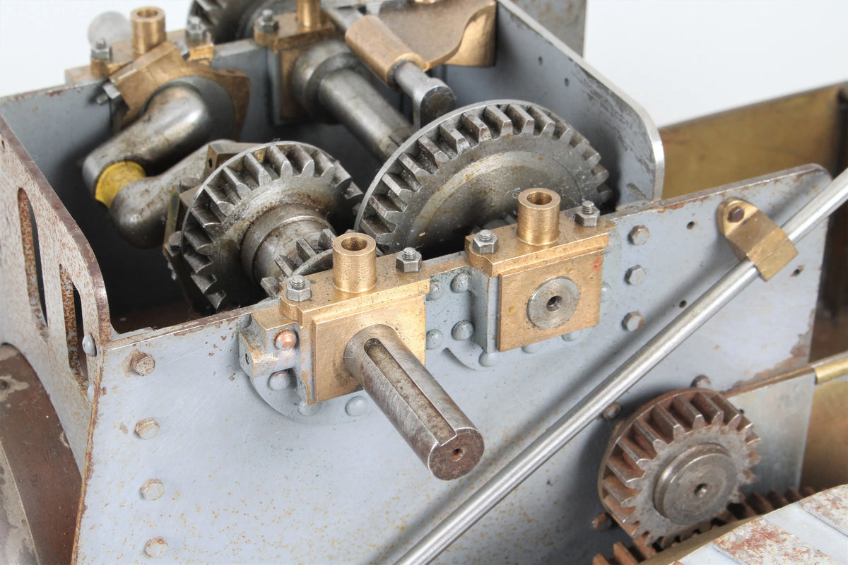 Part-built 1 1/2 inch scale Allchin agricultural engine