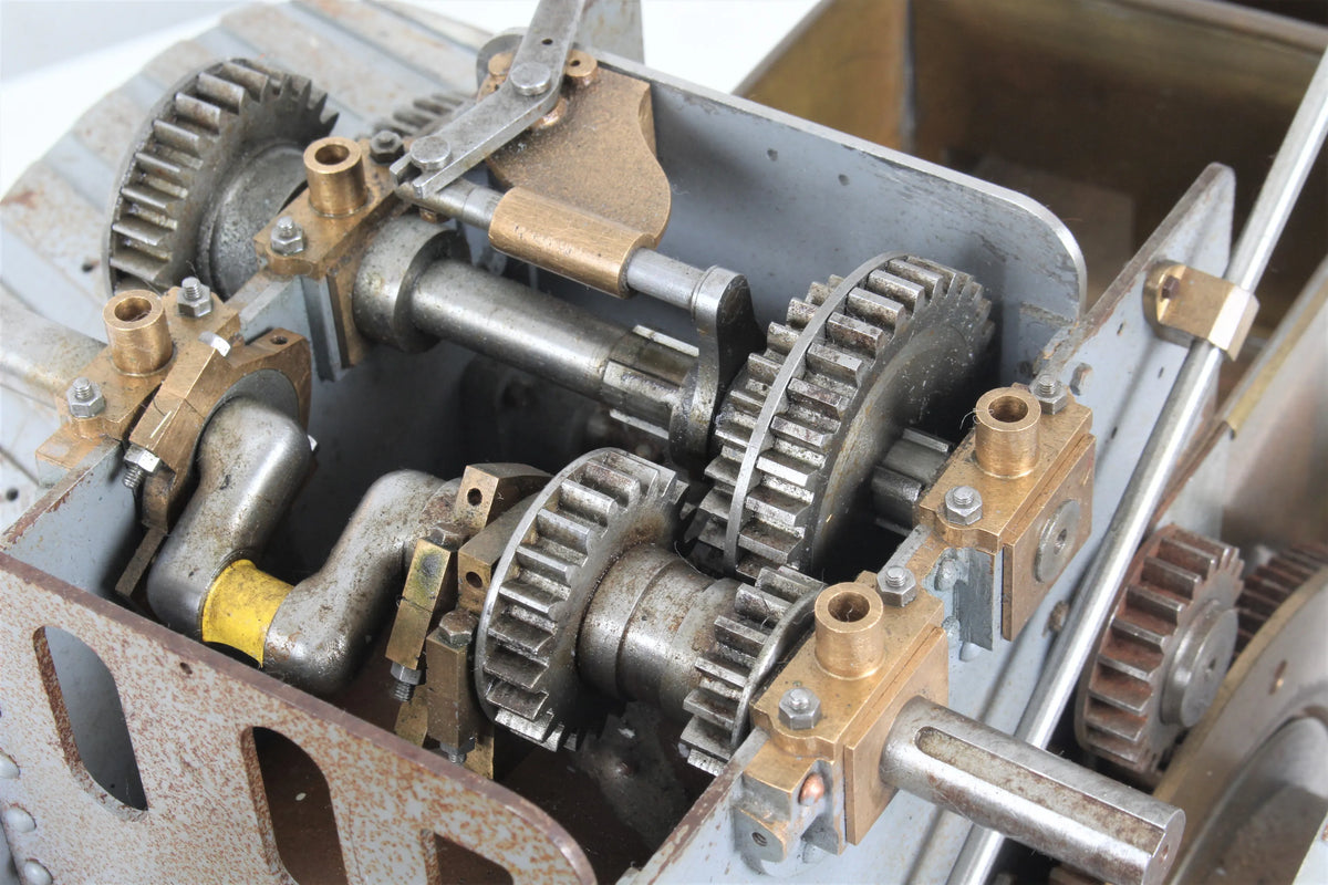 Part-built 1 1/2 inch scale Allchin agricultural engine