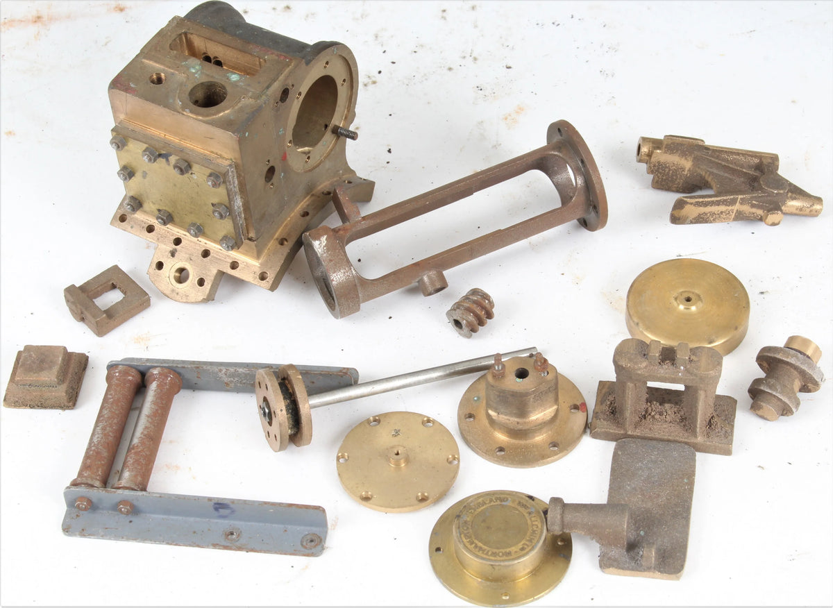 Part-built 1 1/2 inch scale Allchin agricultural engine