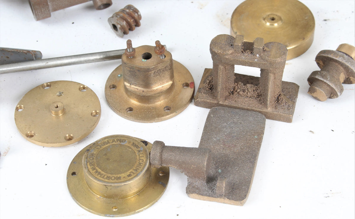 Part-built 1 1/2 inch scale Allchin agricultural engine