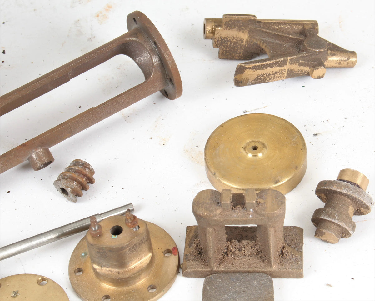 Part-built 1 1/2 inch scale Allchin agricultural engine