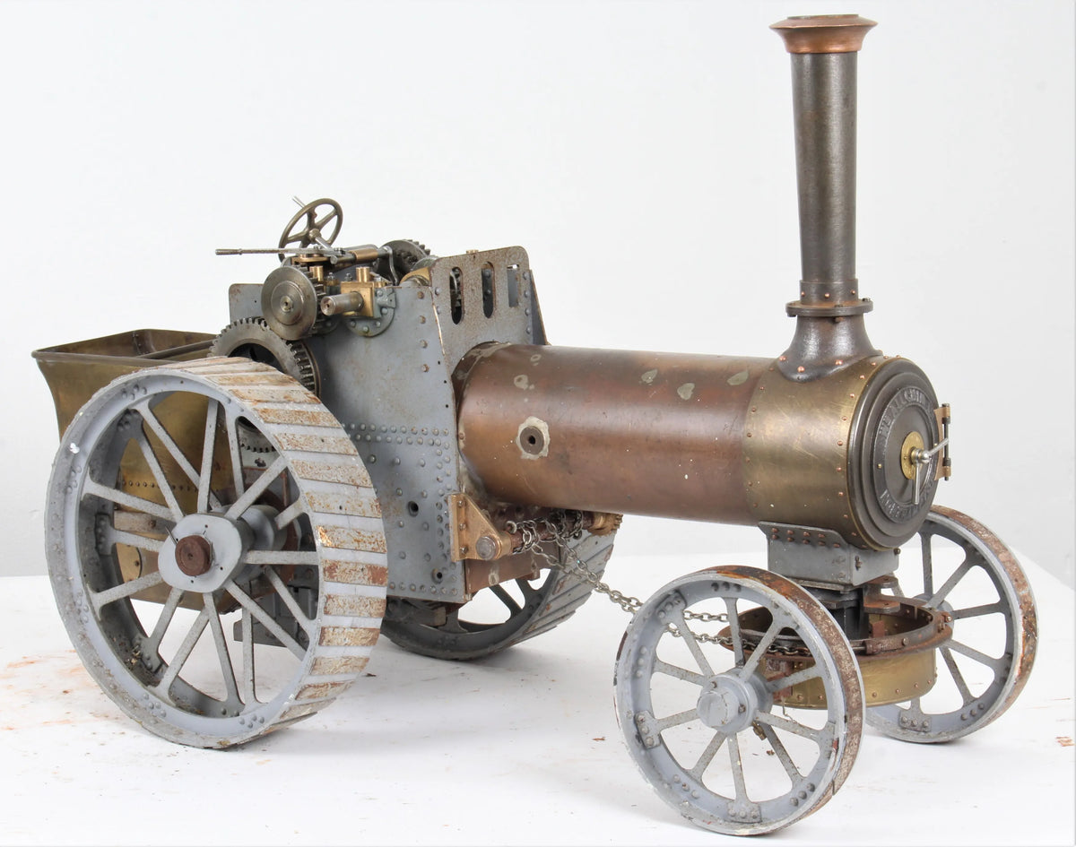 Part-built 1 1/2 inch scale Allchin agricultural engine