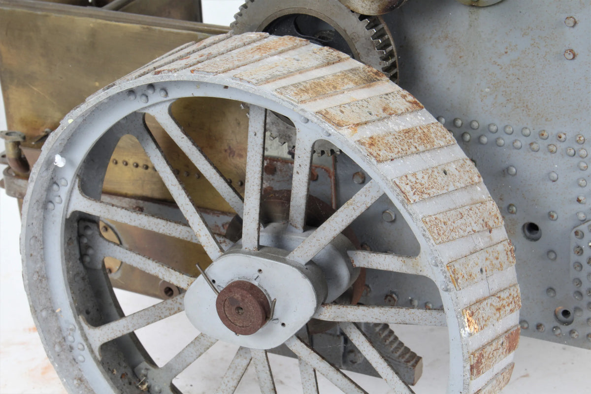Part-built 1 1/2 inch scale Allchin agricultural engine