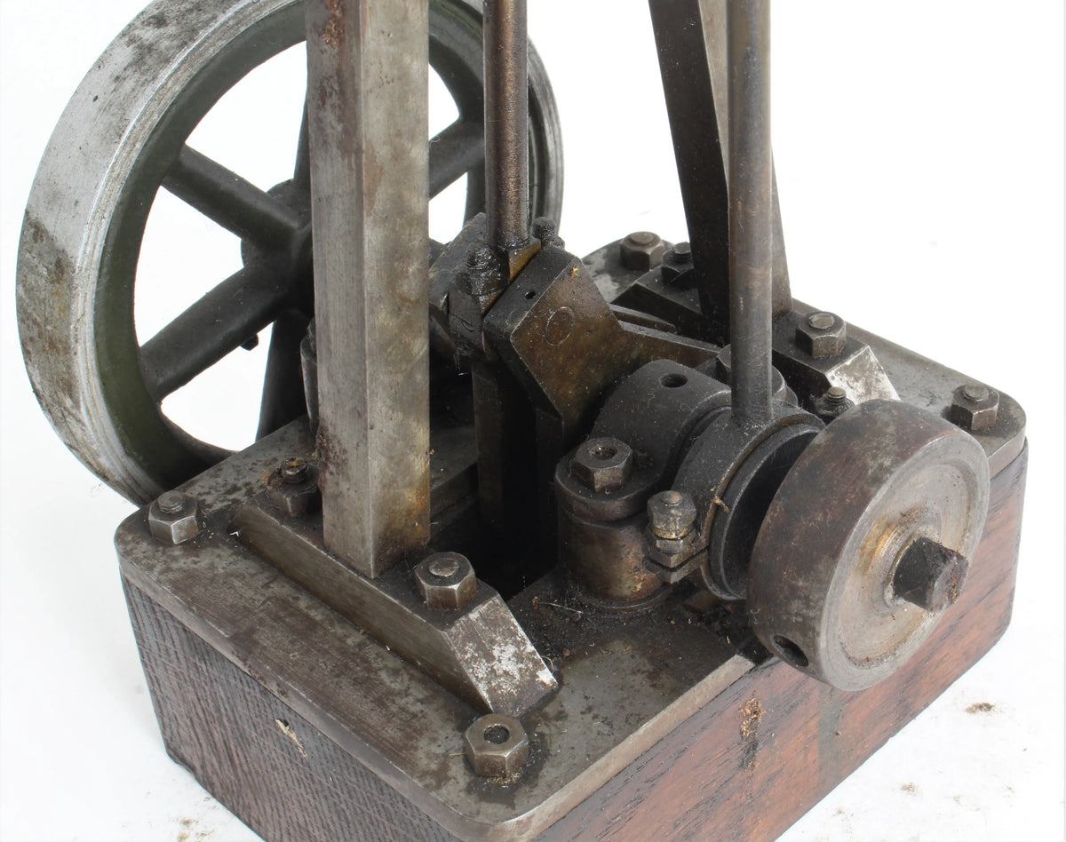Vintage vertical engine